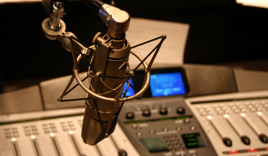 Mikrofon i radiostudie